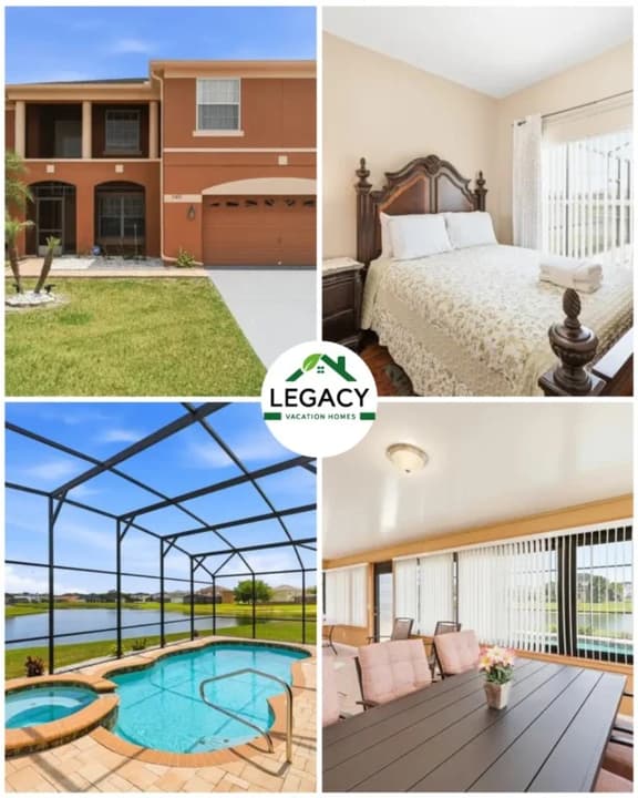 Family Home with Private Pool Near Disney